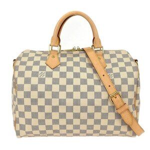 Louis Vuitton Damier Azur Speedy Bandouliere 30 Handbag N40592 SP2126 144883